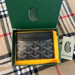 Goyard Black Key Card Holder Luxury Accessory